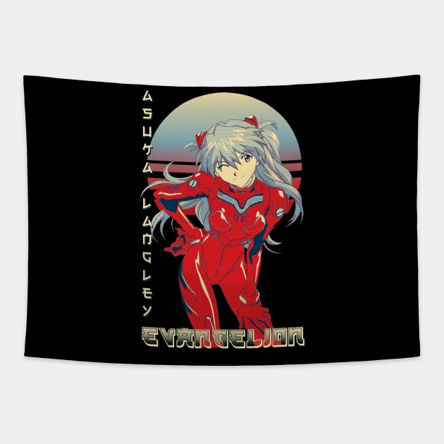 Asuka Langley Tapestry by Retrostyle