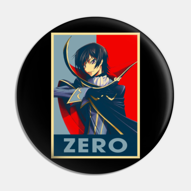 Graphic Zero Lelouch Vi Britannia Code Geass Anime Funny Design Code Geass Pin Teepublic De