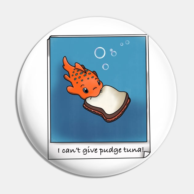 Pudge the fish Pin by BeckaArt6