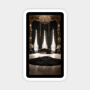 Ultimate luxury in baroque style. AI generated image Magnet