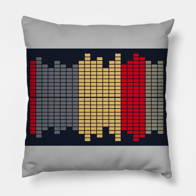 Retro Equalizer Pillow by Siniguelas