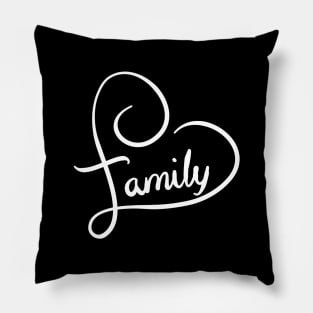 Family Love Forever Symbol Together Parents Mother Father Children We Proud Present Birthday Pillow