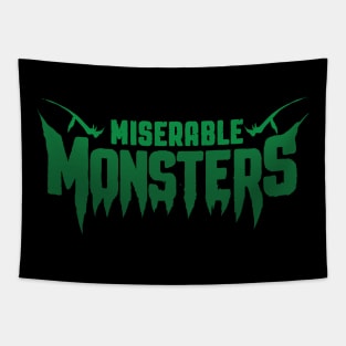 MISREABLE MONSTERS- comic logo Tapestry