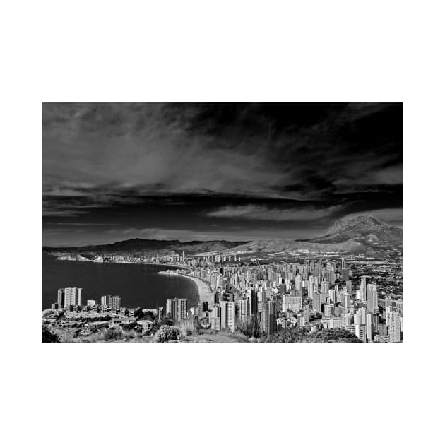 Benidorm Skyline Cityscape Costa Blanca Spain by AndyEvansPhotos