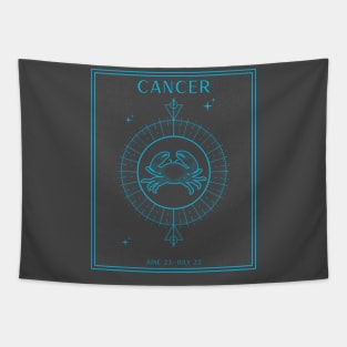 Cancer Crab Zodiac Tapestry