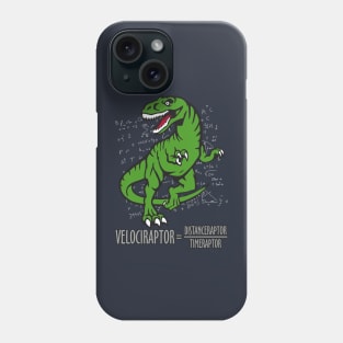 Velociraptor Math Phone Case