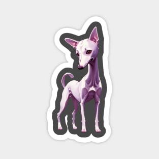 Cute Anime Whippet Dog Magnet