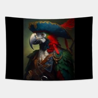 Pirate parrot Tapestry