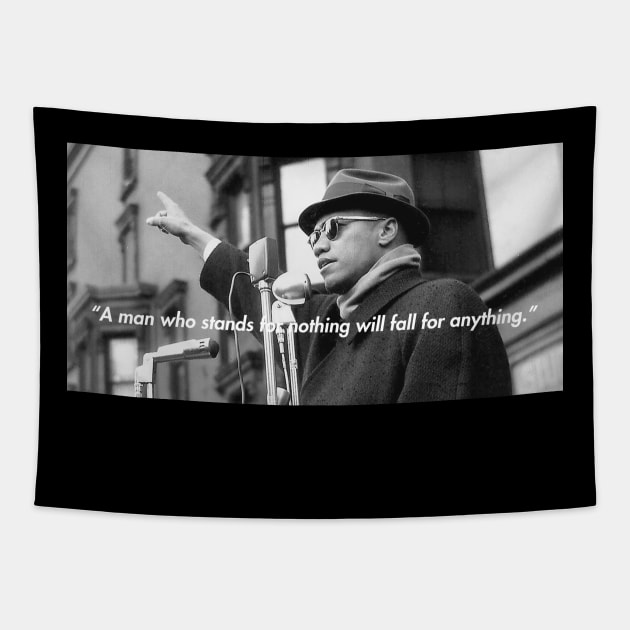 Malcolm X 2 Tapestry by One Mic History Store