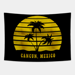 Cancun Beach Mexico Tapestry