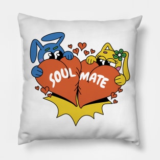 Valentine's Soulmate Heart Pillow