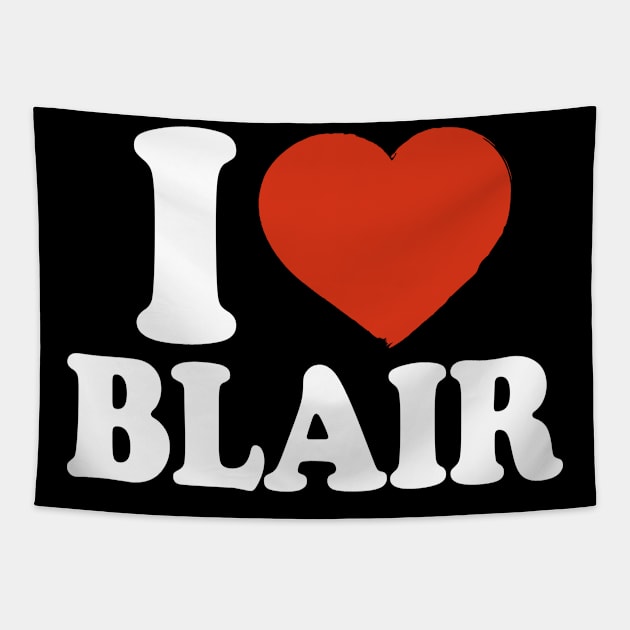 I Love Blair Tapestry by Saulene