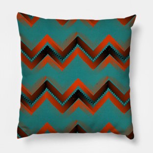 Retro Zigzag Pillow