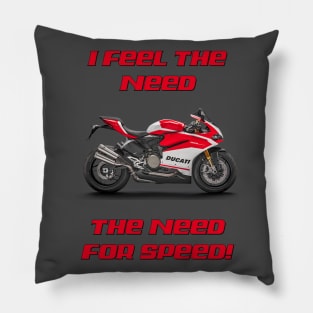 I feel the need - Motorcycle Pillow