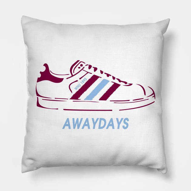 WHU Awaydays Pillow by Confusion101