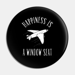 Air Travel Window Seat d Pin