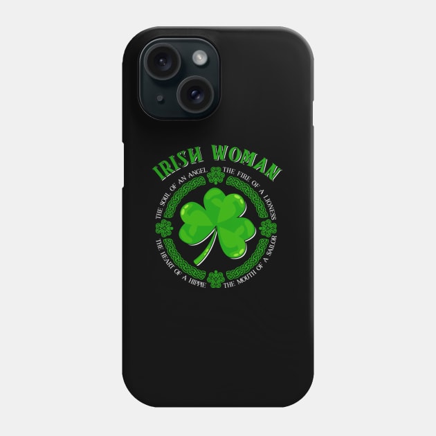 Irish The Soul Of An Angel St Patricks Day Phone Case by Weirdcore