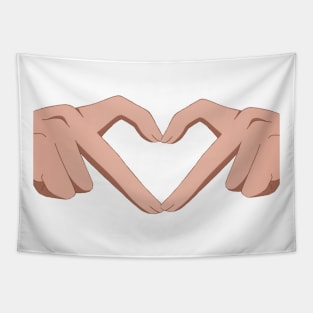 love hand sign Tapestry