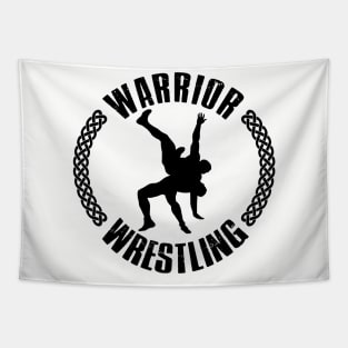 Warrior Wrestling Suplex Viking Weave Tapestry