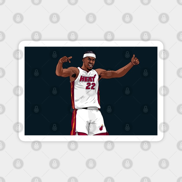 Jimmy Butler Magnet by origin illustrations