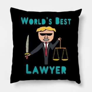 World's Best Lawyer Pillow