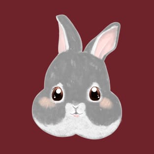 Gray Netherland Dwarf Rabbit | Bunniesmee | Chinesse New Year of Rabbit T-Shirt