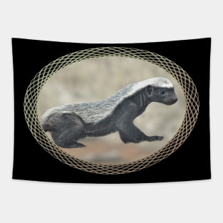 Honey badger - Ratel - Wildlife in Africa Tapestry