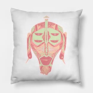 Lpink African Mask No 11 Pillow