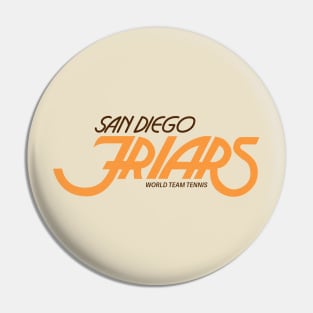 Defunct San Diego Friars World Team Tennis 1977 Pin