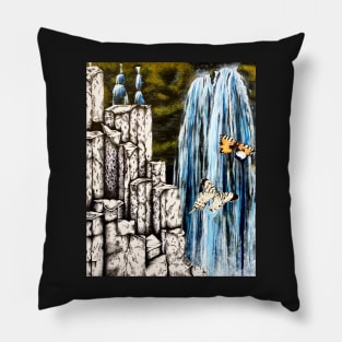 Icelandic Waterfall Pillow