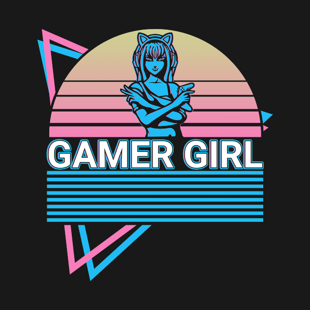 Gamer Girl Retro by Alex21