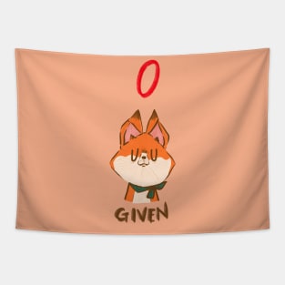 Zero Fox Given Tapestry