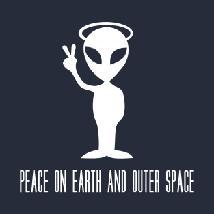 peace on earth and outer space T-Shirt