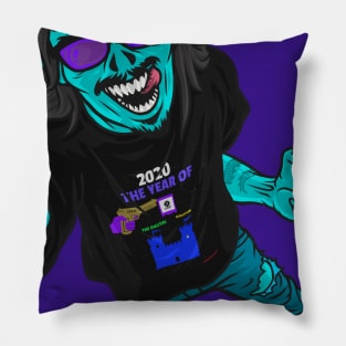 blue demon-smart digital payments Pillow