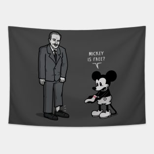 Mickey Is Free! Tapestry