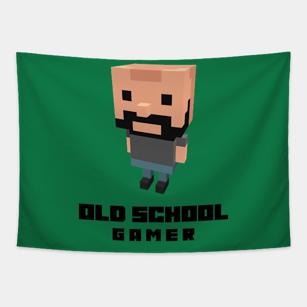 Old School Gamer Tapestry by Ryel Tees