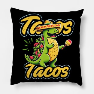 Tacosaurus Pillow