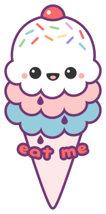 Eat Me Ice Cream Cone Magnet