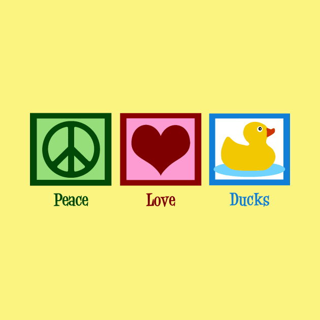 Peace Love Ducks by epiclovedesigns