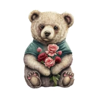 valentines day's  flower bear T-Shirt