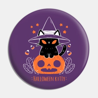 Halloween Kitty Pin