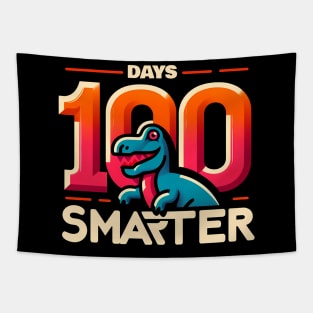 100 Days Smarter Dino Tapestry