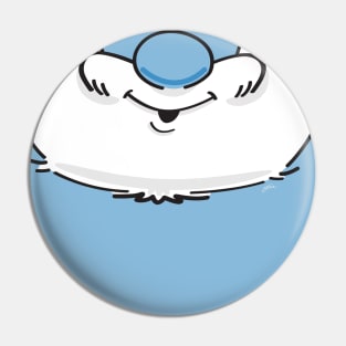 Papa Smurf's Smile (for Face Mask) Pin