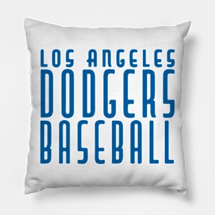 La Dodgers Baseball Pillow