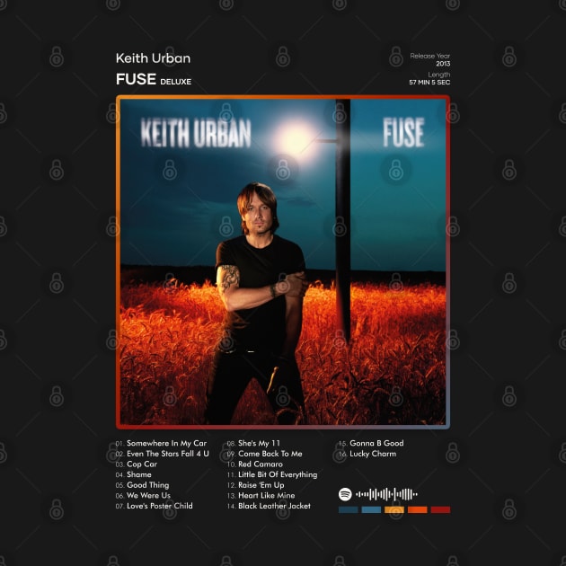 Keith Urban - Fuse Tracklist Album by 80sRetro