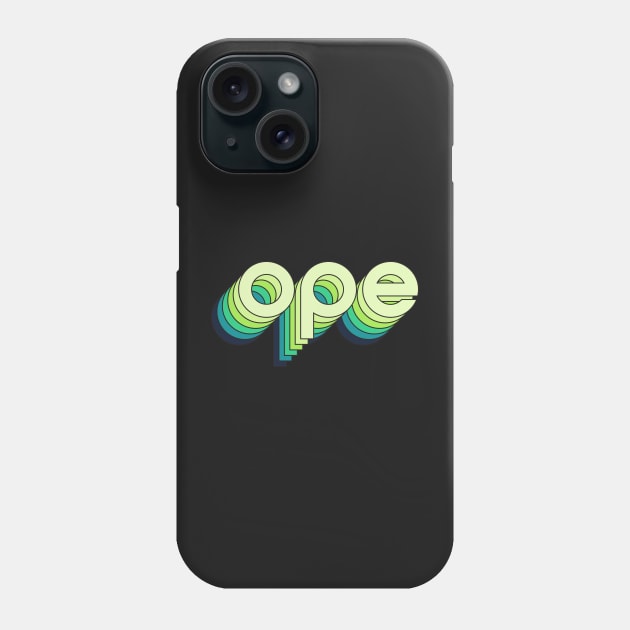 Ope! It's a green revolution! Phone Case by ope-store