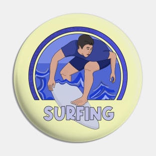 Surfing Pin