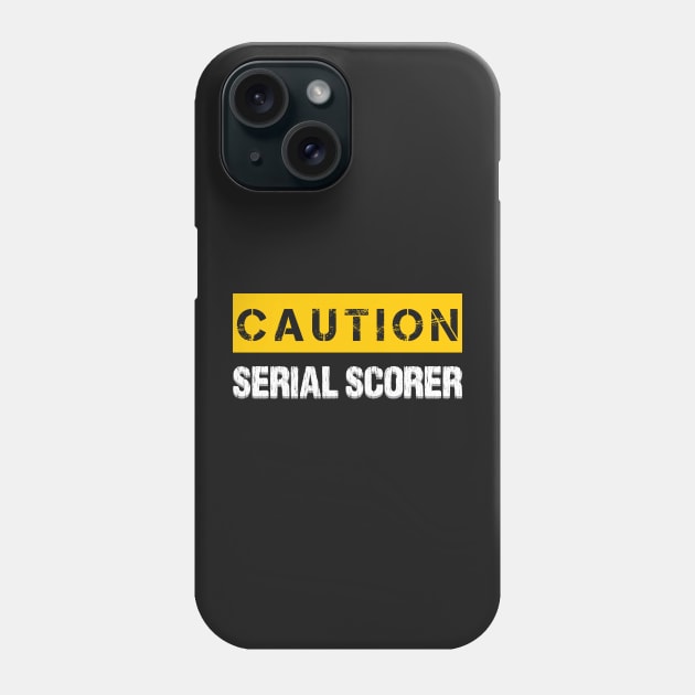 Caution : Serial Scorer Phone Case by WIZECROW