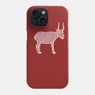 Saiga Antelope - detailed animal design Phone Case