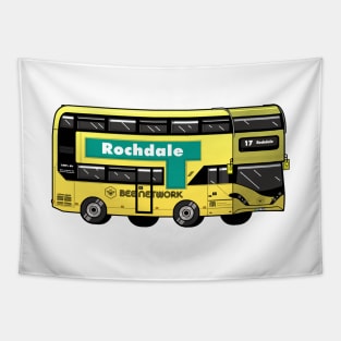 Rochdale Transport for Greater Manchester (TfGM) Bee Network yellow bus Tapestry